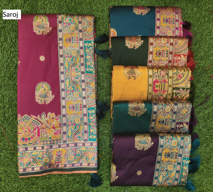 Rainaa Silk Saroj Pure Sarees Exporter