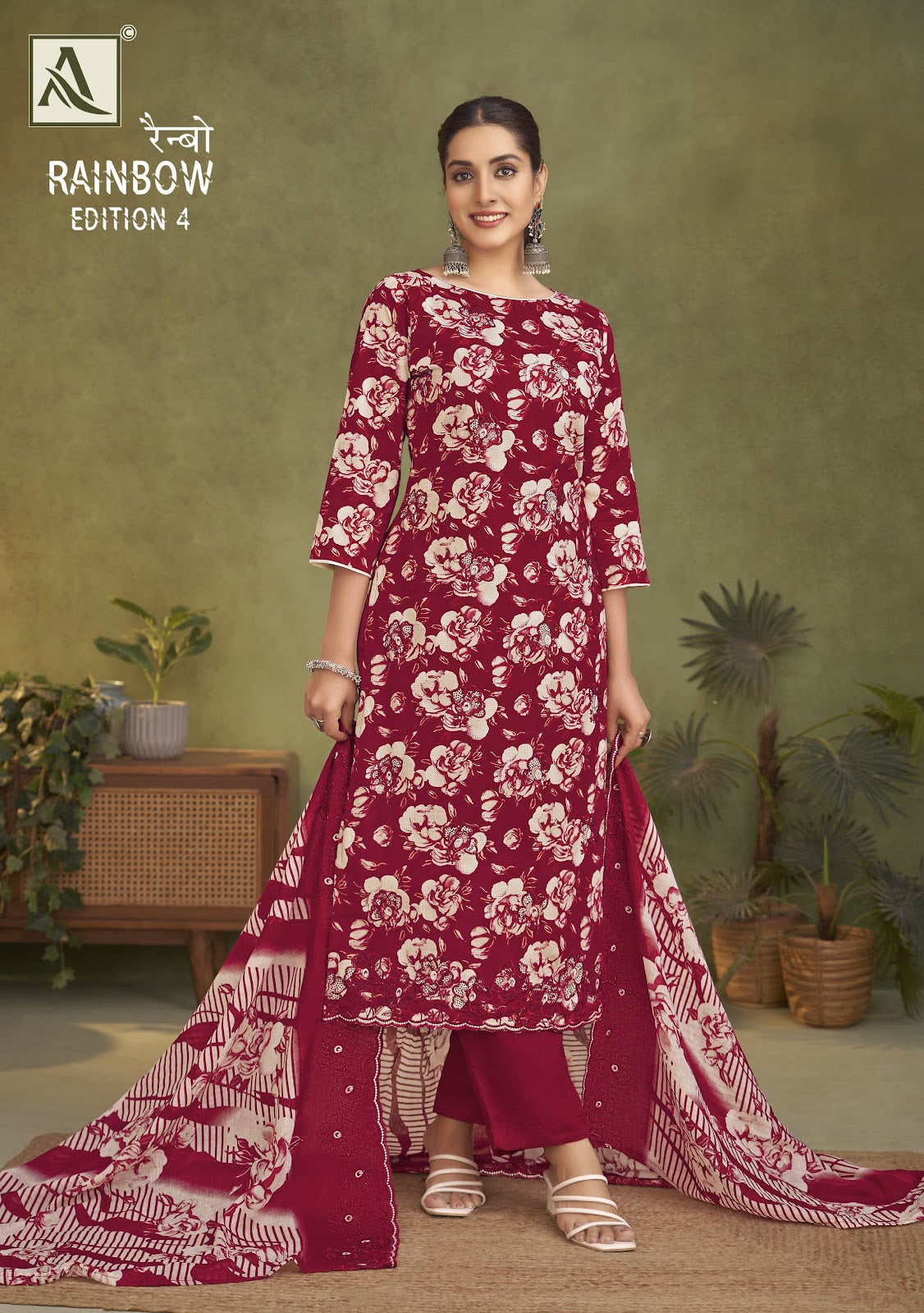 Rainbow Edition 4 Alok Cotton Karachi Salwar Suits Manufacturer Ahmedabad