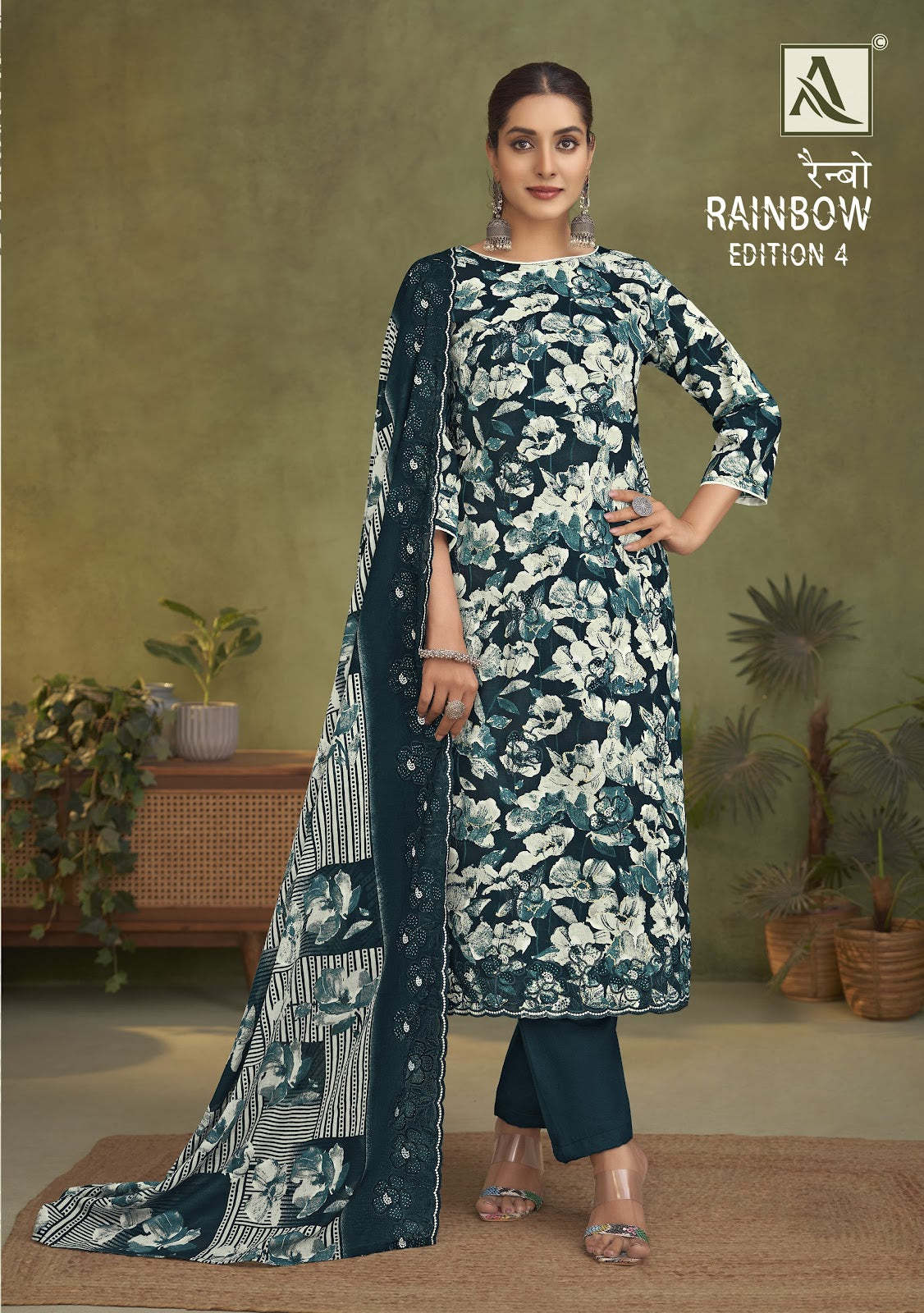 Rainbow Edition 4 Alok Cotton Karachi Salwar Suits Manufacturer Ahmedabad