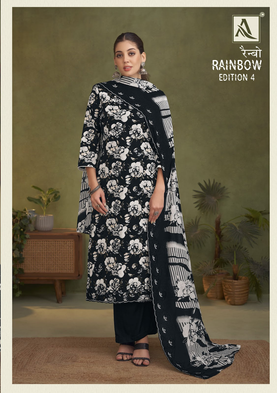 Rainbow Edition 4 Alok Cotton Karachi Salwar Suits Manufacturer Ahmedabad