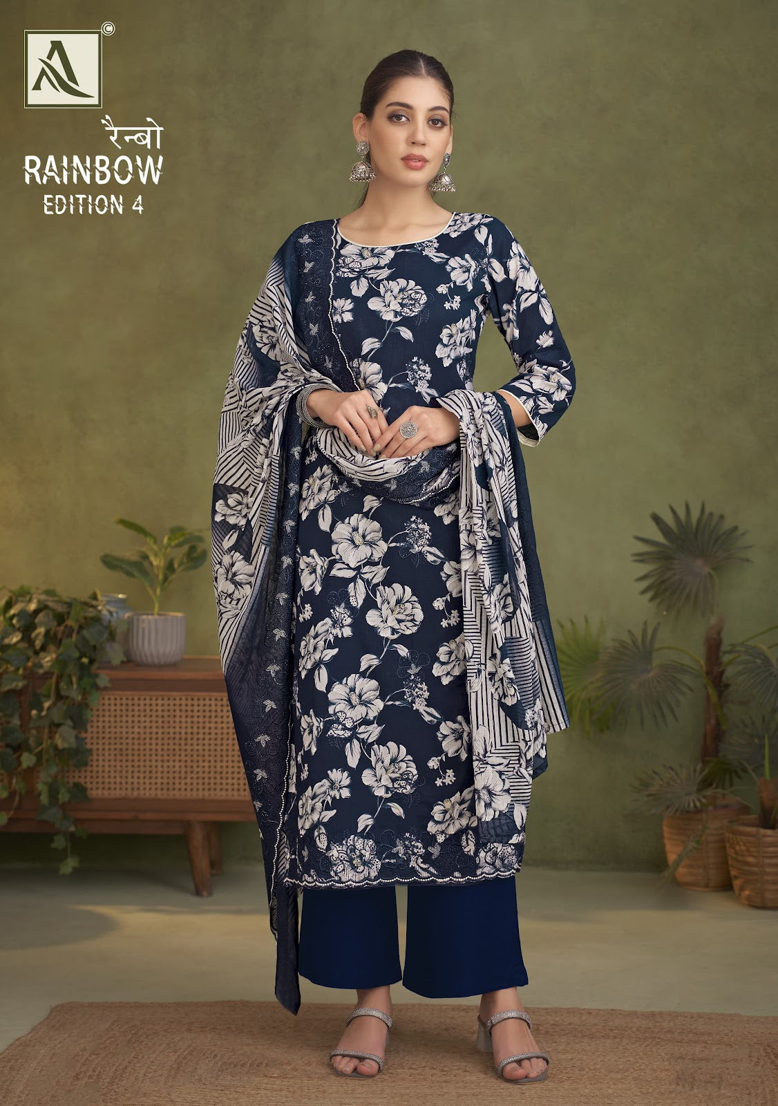 Rainbow Edition 4 Alok Cotton Karachi Salwar Suits Manufacturer Ahmedabad