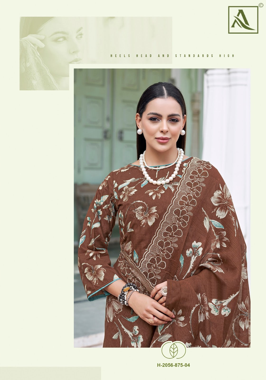 Rainbow Edition 5 Alok Cambric Cotton Karachi Salwar Suits Wholesaler India