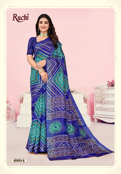 Rainbow Silk 2 Ruchi Linen Silk Sarees Manufacturer Gujarat