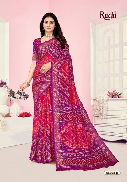 Rainbow Silk 2 Ruchi Linen Silk Sarees Manufacturer Gujarat