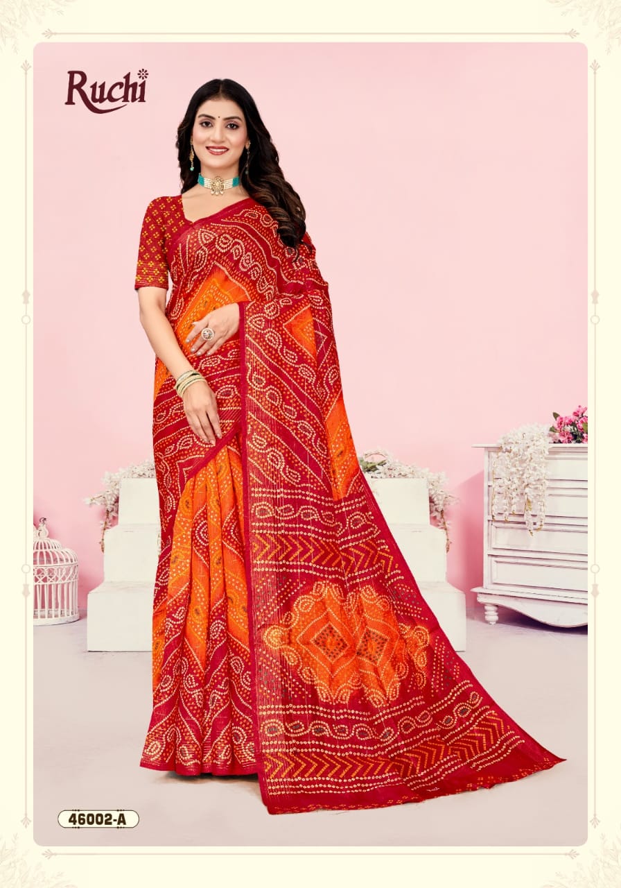 Rainbow Silk 2 Ruchi Linen Silk Sarees Manufacturer Gujarat