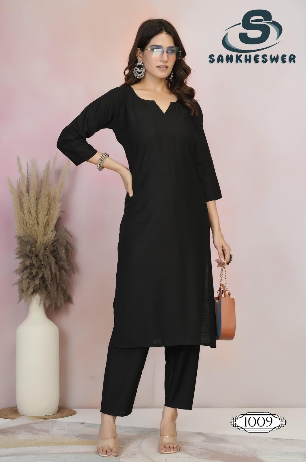 Rainbow Vol 1 Sankheswer Vertican Kurti Pant Set Wholesale Price