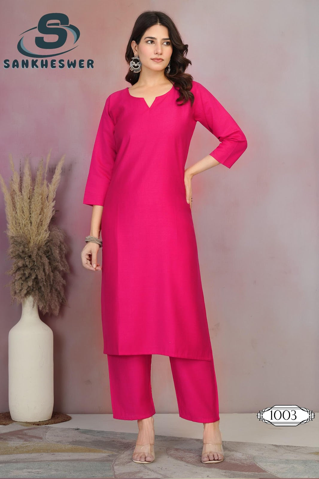 Rainbow Vol 1 Sankheswer Vertican Kurti Pant Set Wholesale Price