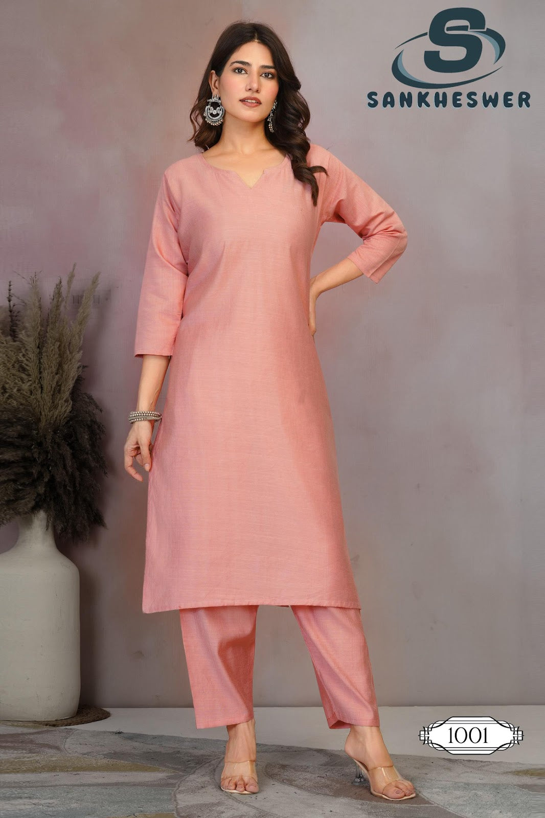 Rainbow Vol 1 Sankheswer Vertican Kurti Pant Set Wholesale Price