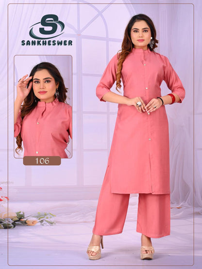 Rainbow Vol 2 Sankheswer Vertican Kurti Plazzo Set Exporter India