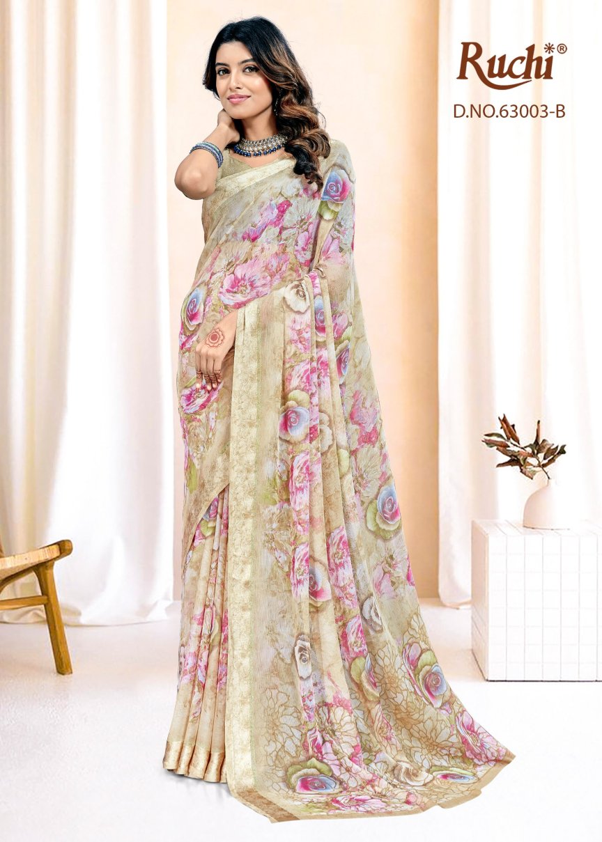 Rainbow Vol 6 Ruchi Sarees Exporter