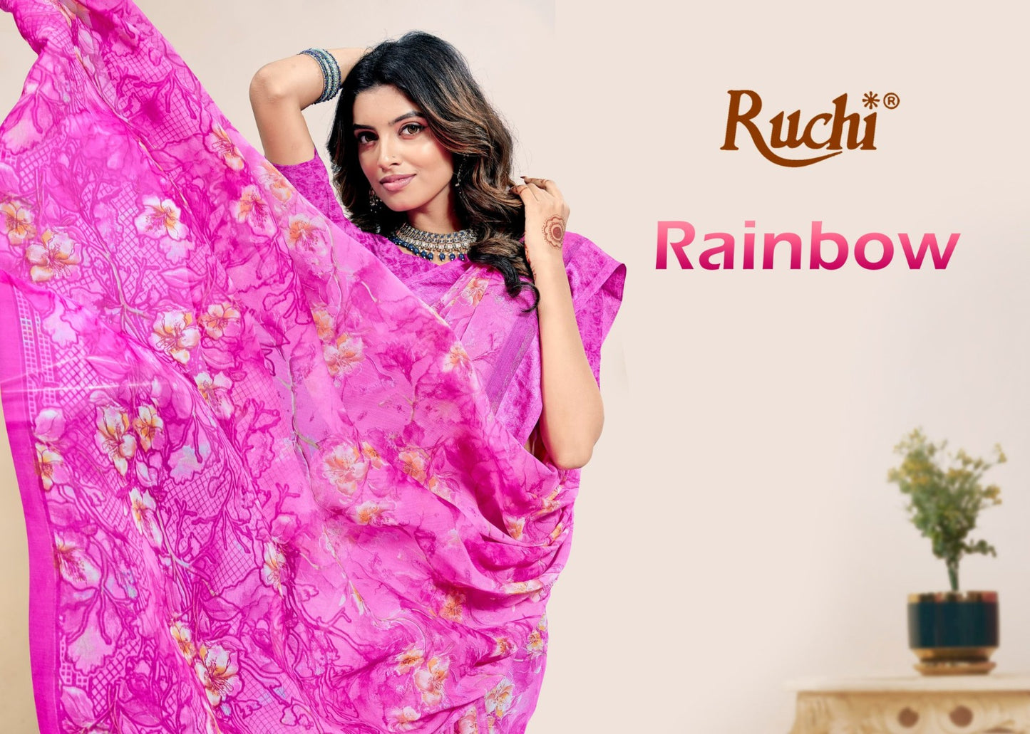 Rainbow Vol 8 Ruchi Sarees Manufacturer
