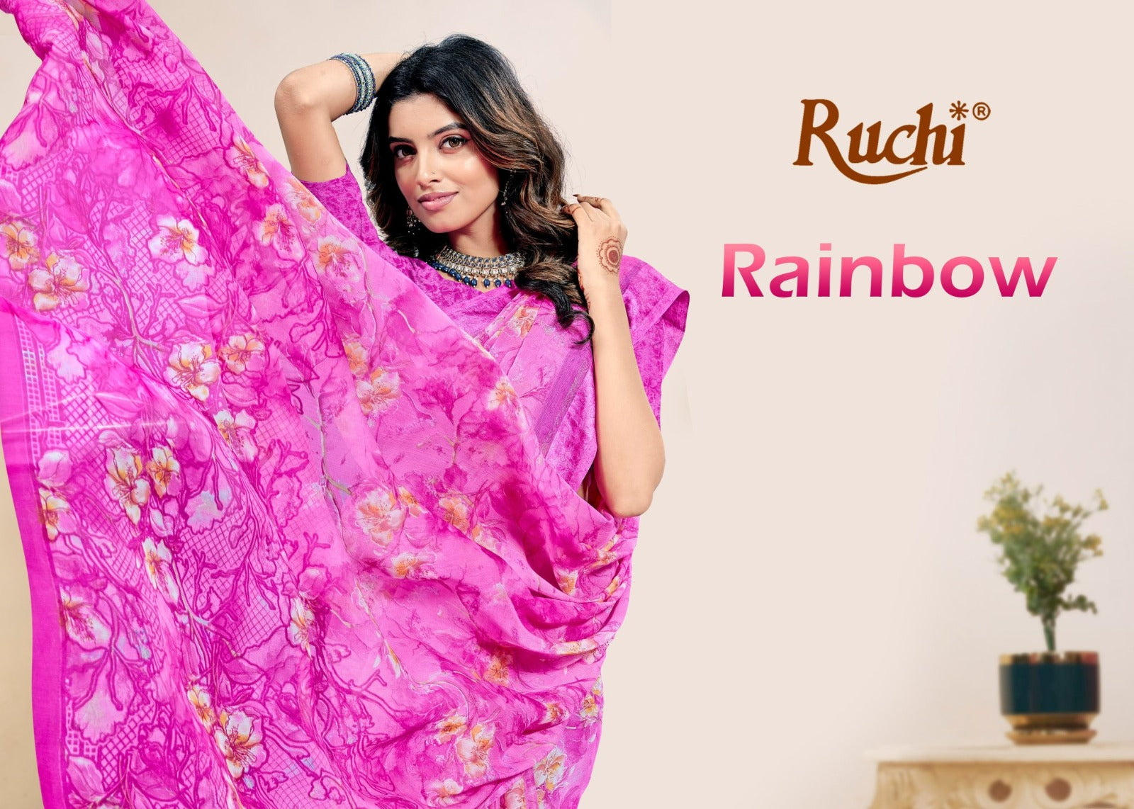 Rainbow Vol 8 Ruchi Sarees Manufacturer
