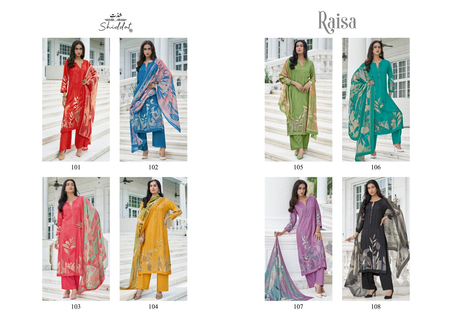 Raisa Shiddat Pashmina Suits Manufacturer Gujarat