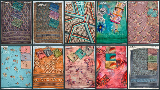 Raja Vallabhi Prints Weightless Sarees Wholesale Price