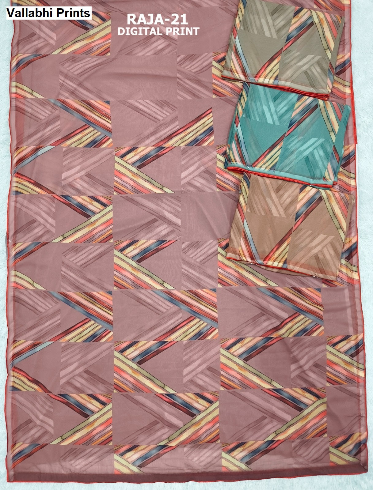 Raja Vallabhi Prints Weightless Sarees Wholesale Price
