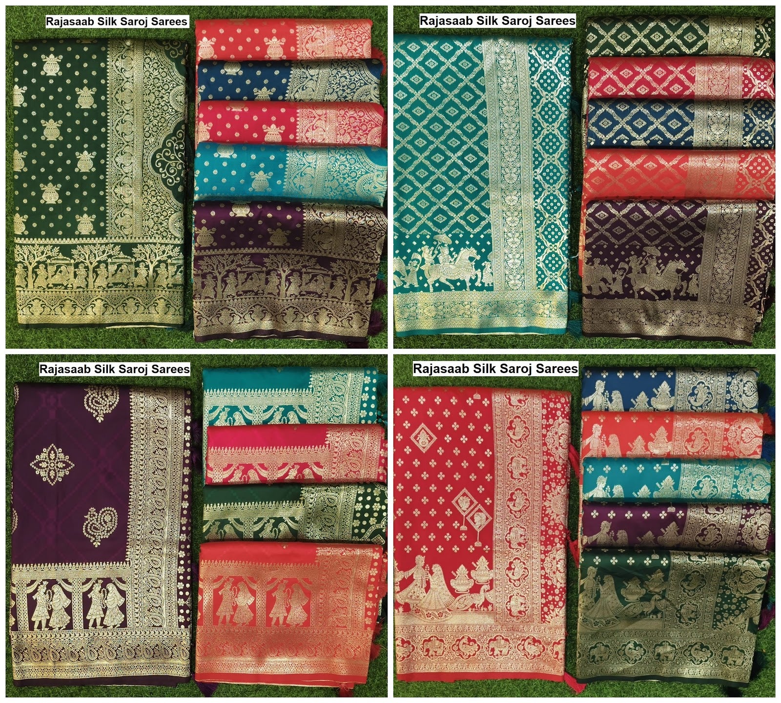 Rajasaab Silk Saroj Sarees Wholesale