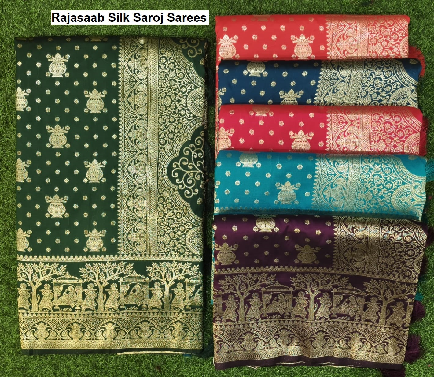 Rajasaab Silk Saroj Sarees Wholesale