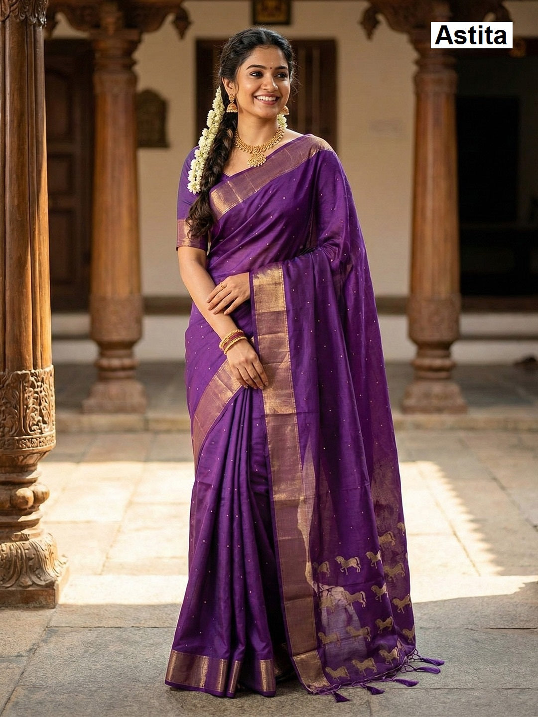 Rajashree Astita Soft Silk Sarees Supplier Ahmedabad