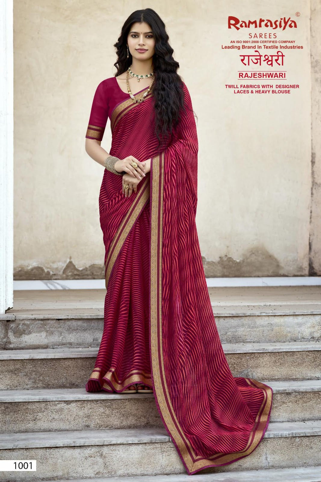 Rajeshwari Ramrasiya Twill Sarees Exporter India