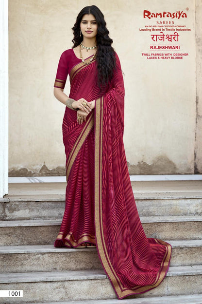 Rajeshwari Ramrasiya Twill Sarees Exporter India