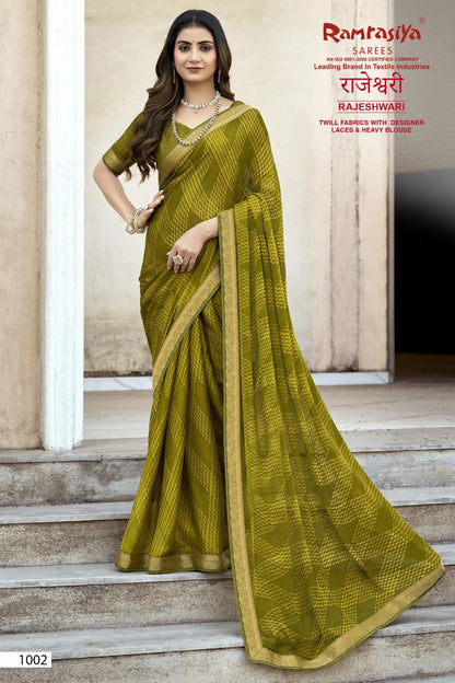 Rajeshwari Ramrasiya Twill Sarees Exporter India
