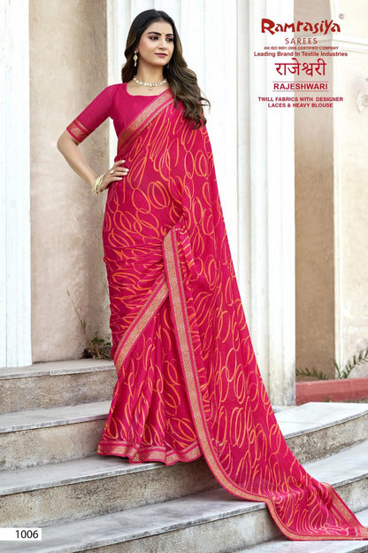 Rajeshwari Ramrasiya Twill Sarees Exporter India