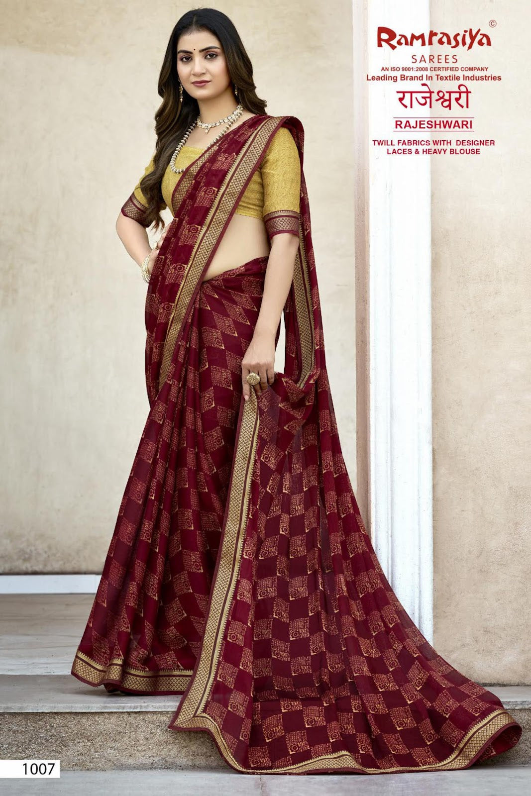 Rajeshwari Ramrasiya Twill Sarees Exporter India
