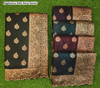 Rajgharana Satin Saroj Sarees Exporter