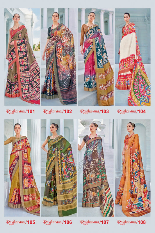 Rajgharana Vol 1 Apple Kotha Sarees Exporter