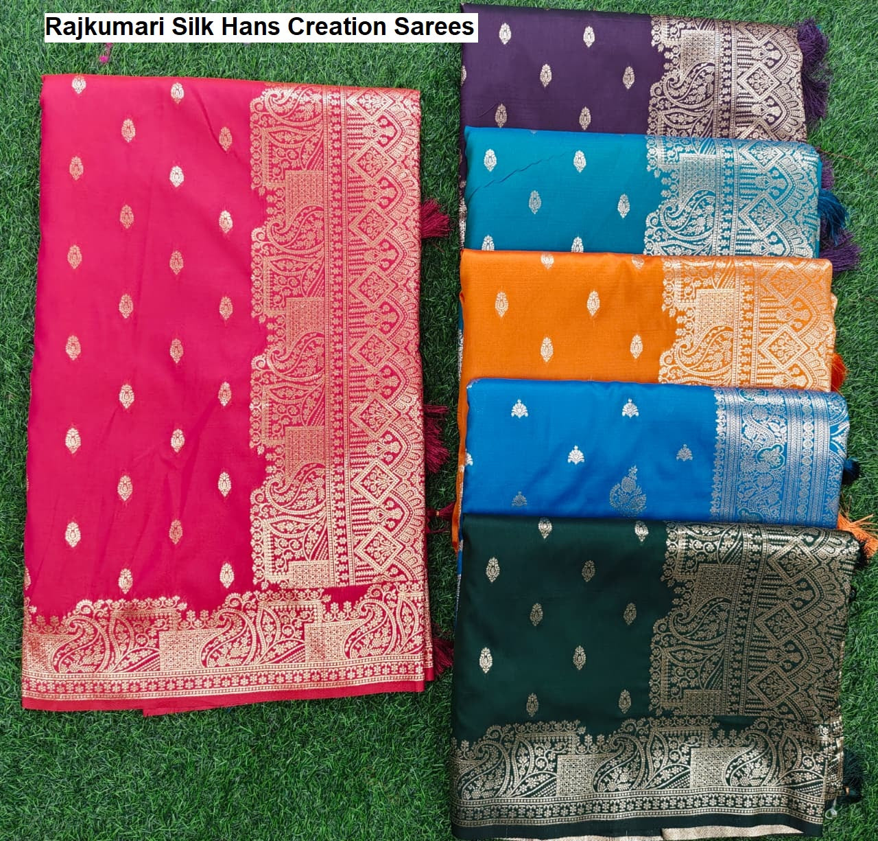 Rajkumari Silk Hans Creation Sarees Wholesaler India