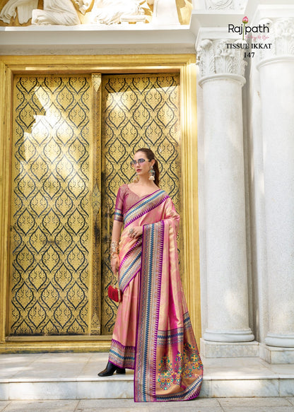 Rajmata 143-148 Rajpath Tissue Silk Sarees Wholesale Price