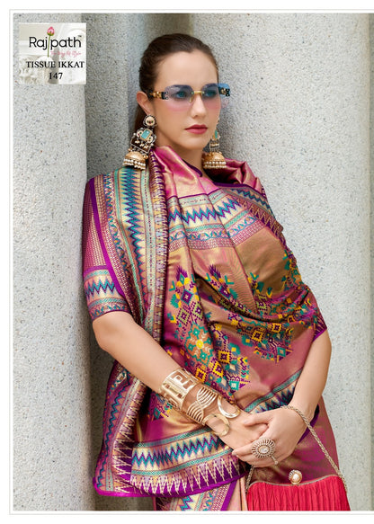 Rajmata 143-148 Rajpath Tissue Silk Sarees Wholesale Price