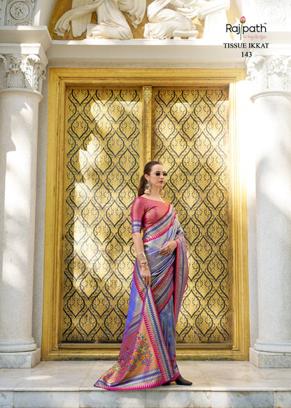 Rajmata 143-148 Rajpath Tissue Silk Sarees Wholesale Price