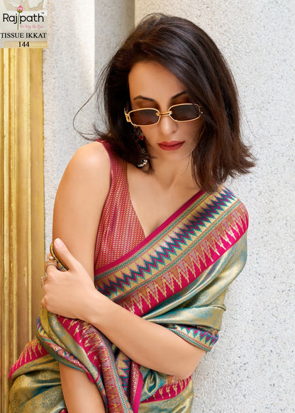 Rajmata 143-148 Rajpath Tissue Silk Sarees Wholesale Price