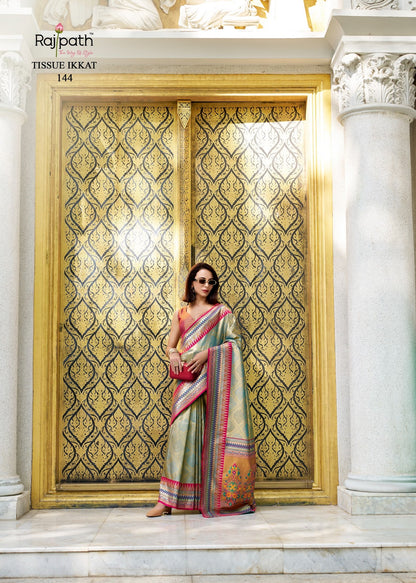 Rajmata 143-148 Rajpath Tissue Silk Sarees Wholesale Price