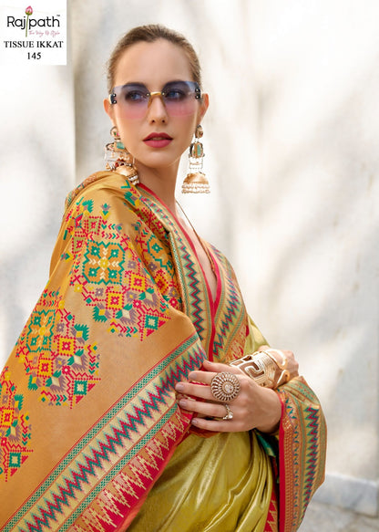 Rajmata 143-148 Rajpath Tissue Silk Sarees Wholesale Price