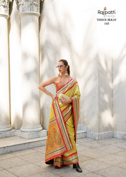 Rajmata 143-148 Rajpath Tissue Silk Sarees Wholesale Price