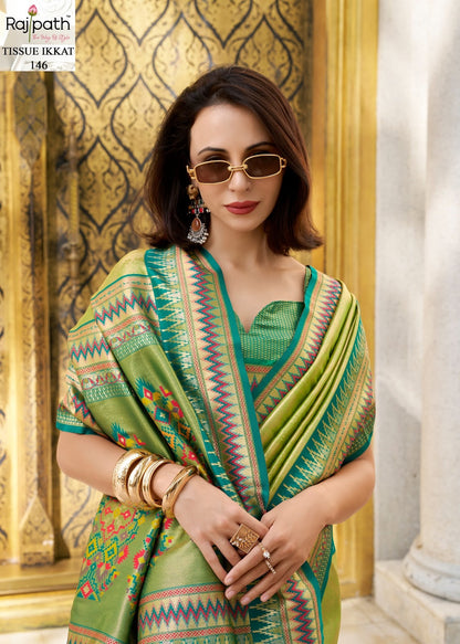 Rajmata 143-148 Rajpath Tissue Silk Sarees Wholesale Price