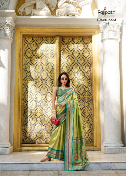 Rajmata 143-148 Rajpath Tissue Silk Sarees Wholesale Price
