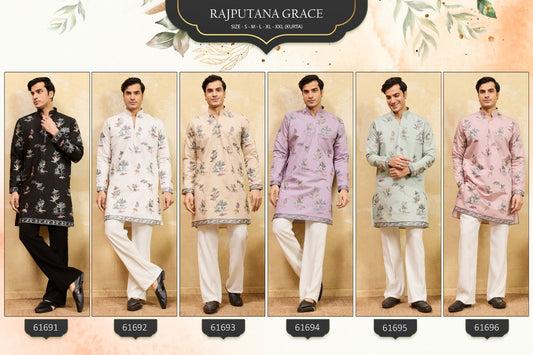 Rajputana Grace Shubhvastra Viscose Silk Mens Kurta Supplier Gujarat