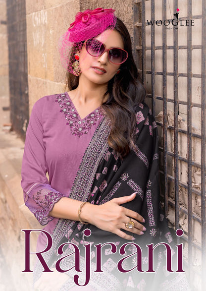 Rajrani Wooglee Viscose Weaving Readymade Pant Style Suits Supplier