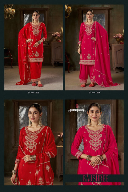 Rajshree Rangoon Crush Readymade Suits Exporter Gujarat