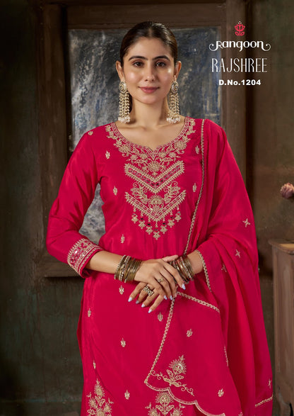 Rajshree Rangoon Crush Readymade Suits Exporter Gujarat
