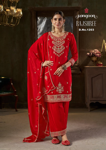 Rajshree Rangoon Crush Readymade Suits Exporter Gujarat