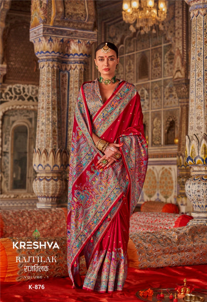 Rajtilak 871-876 Kreshva Pv Silk Sarees Wholesale Price