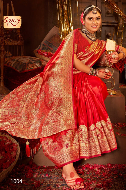 Rajvaibhav Sattin Swaroski Vol 1 Saroj Silk Sarees Wholesaler