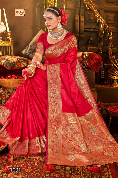 Rajvaibhav Sattin Swaroski Vol 4 Saroj Silk Sarees Supplier Ahmedabad