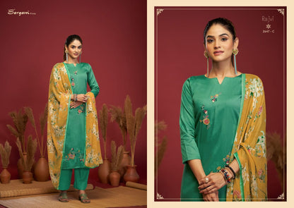 Rajvi Sargam Prints Pure Jam Pant Style Suits Exporter Gujarat