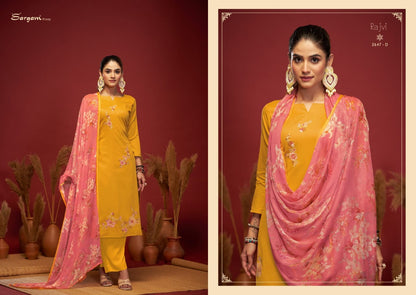 Rajvi Sargam Prints Pure Jam Pant Style Suits Exporter Gujarat