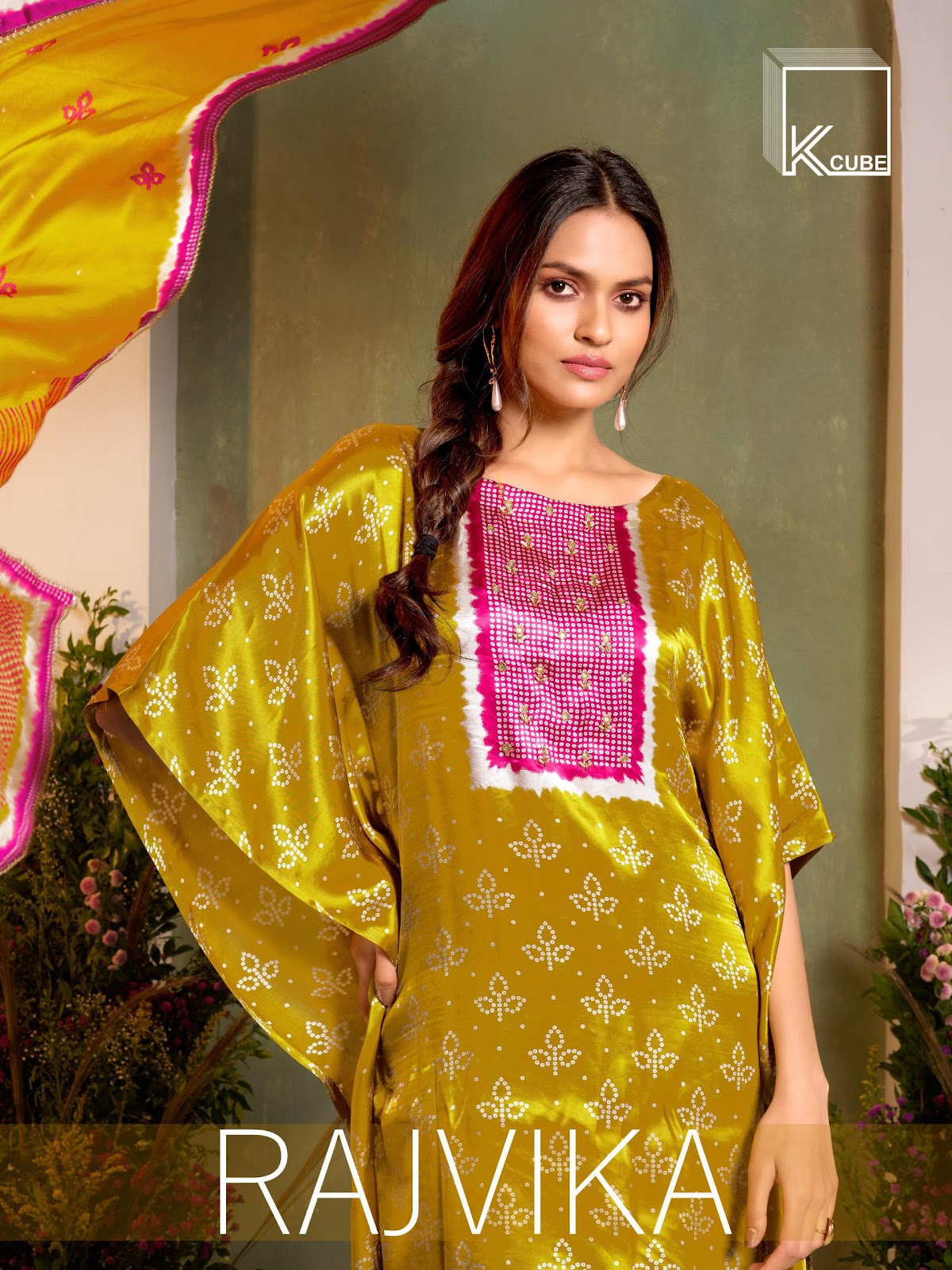 Rajvika K Cube Gaji Silk Pant Style Suits Supplier Ahmedabad